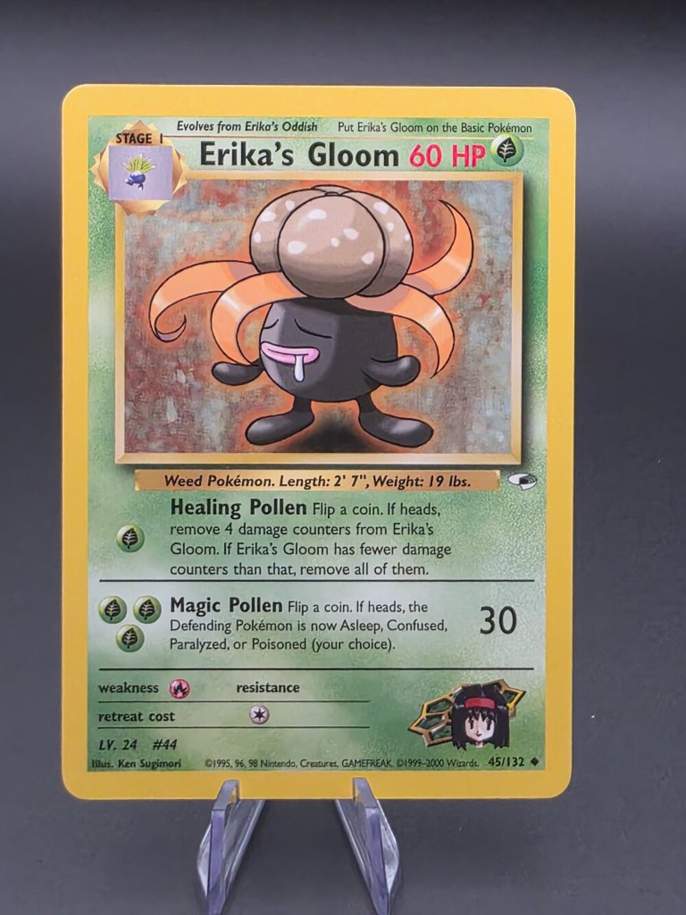 Erika's Gloom Gym Heroes GHU 45/132 Pokemon Uncommon LP